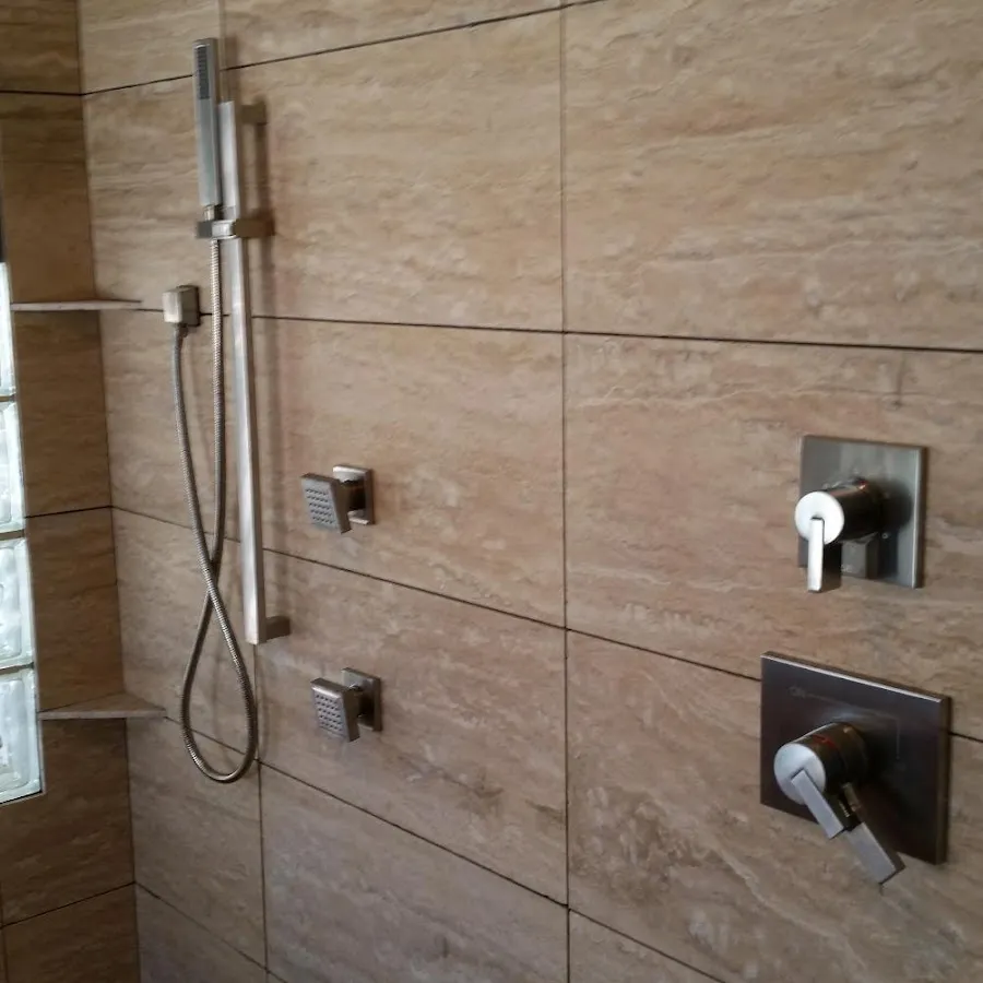 Shower fixture installation for Water Heater Replacement in Gonzales